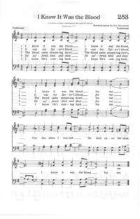 icct hymn lyrics|I Know It Was the Blood .
